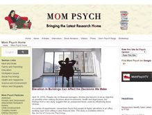 Tablet Screenshot of mom-psych.com